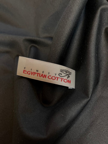 100% Black Egyptian Cotton