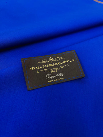 Royal Blue Super 120s Wool