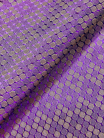 Pastel Purple Honeycomb Lining