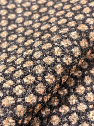 Quatrefoil Patterned Tweed