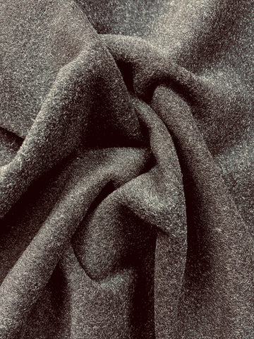 Charcoal-Grey Wool Cashmere