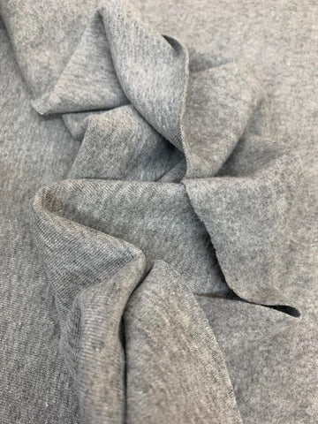 Grey Melange Cotton Fleece