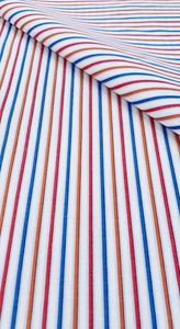 Multi-Coloured Striped Cotton