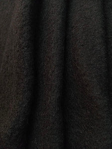 Black Boiled Wool