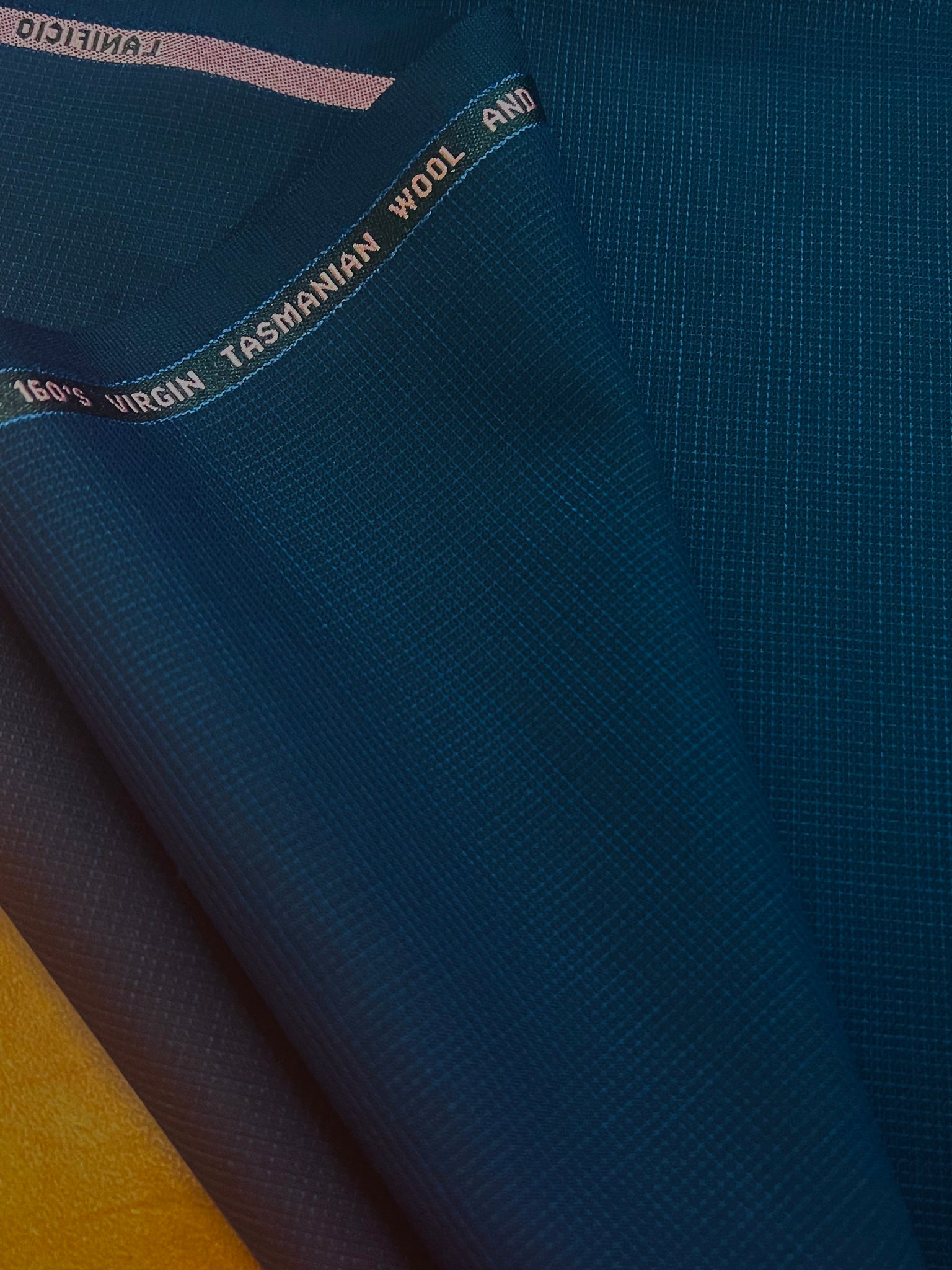 Oxford-Blue Super 160s Wool Cashmere Rich