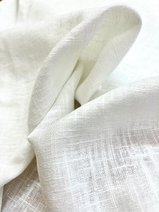 100% White Linen