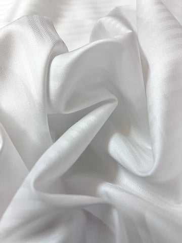 White Herringbone Egyptian Cotton
