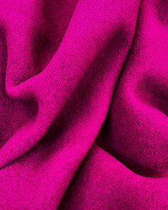Cerise-Pink Wool Cashmere