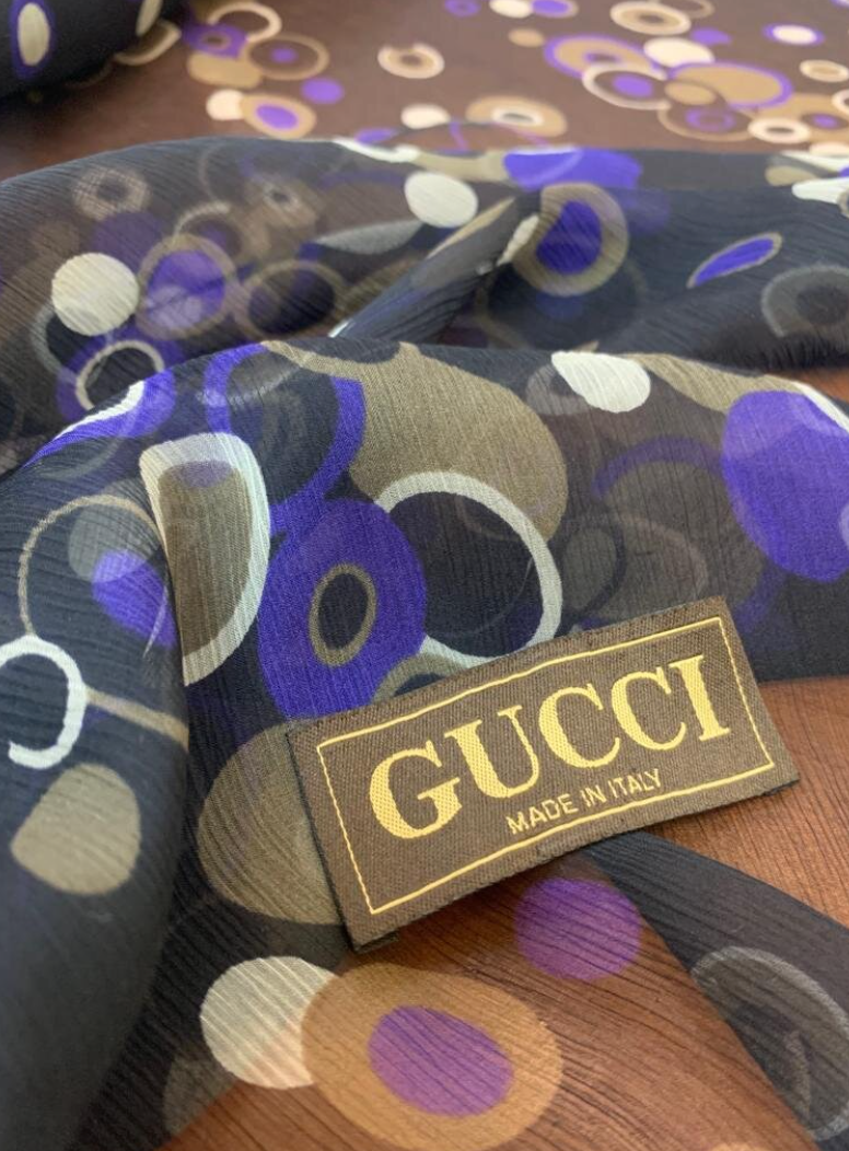Gucci 100% Silk Chiffon